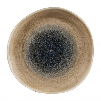 Churchill Stonecast Aqueous Organic Round Bowls Bayou Taupe 253mm (Pack of 12) - Click to Enlarge