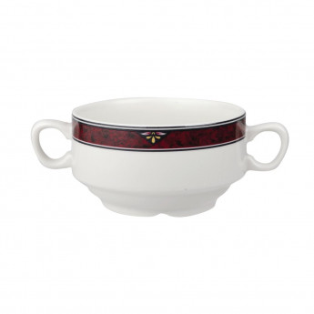 Churchill Milan Handled Soup Bowls 398ml (Pack of 24) - Click to Enlarge