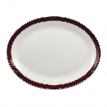 Churchill Milan Oval Platters 254mm (Pack of 12) - Click to Enlarge