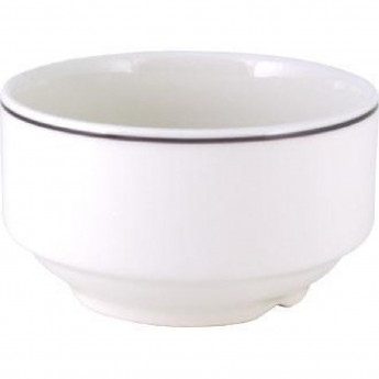 Churchill Classic Black Line Soup Bowls 398ml (Pack of 24) - Click to Enlarge