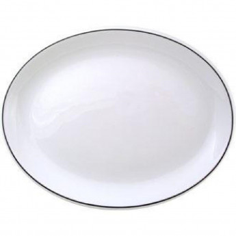 Churchill Black Line Oval Platters 305mm (Pack of 12) - Click to Enlarge