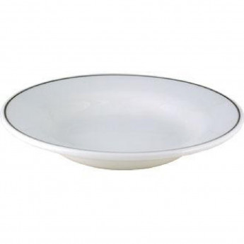 Churchill Black Line Rimmed Soup Bowls 230mm (Pack of 24) - Click to Enlarge
