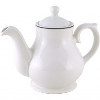 Churchill Black Line Tea and Coffee Pots 852ml (Pack of 4) - Click to Enlarge