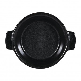 Churchill Black Igneous Stoneware Individual Dish 120mm (Pack of 6) - Click to Enlarge