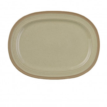 Churchill Igneous Stoneware Oval Plates 355mm (Pack of 6) - Click to Enlarge