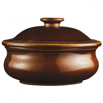 Churchill Rustics Simmer Stew Pots and Lids 140mm (Pack of 6) - Click to Enlarge