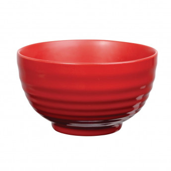 Art de Cuisine Red Glaze Ripple Bowls Small (Pack of 6) - Click to Enlarge