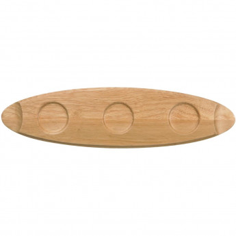 Churchill Art de Cuisine Menu Oval Wooden Boards 550mm (Pack of 4) - Click to Enlarge