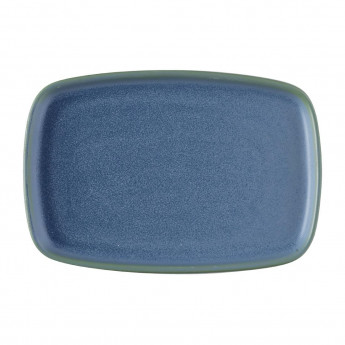 Churchill Emerge Oslo Oblong Plate Blue 222x152mm (Pack of 6) - Click to Enlarge