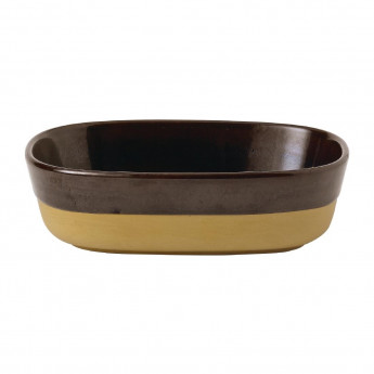 Churchill Emerge Cinnamon Brown Dish 170 x 120mm (Pack of 6) - Click to Enlarge