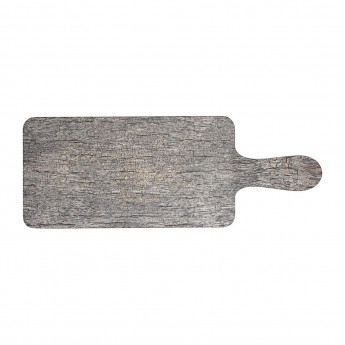 Churchill Alchemy Buffet Handled Melamine Paddle Boards Distressed Wood 266mm - Click to Enlarge