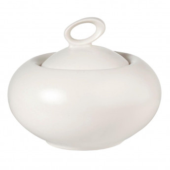 Churchill Alchemy Sequel White Sugar Bowl With Lid 200ml 7oz (Pack of 6) - Click to Enlarge