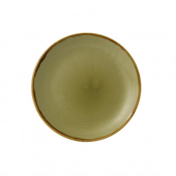 Dudson Harvest Evolve Coupe Plates Green 165mm (Pack of 12) - Click to Enlarge