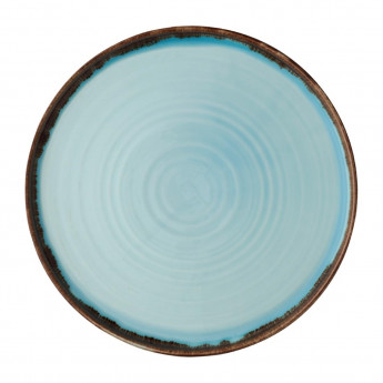Dudson Harvest Walled Plates Turquoise 260mm (Pack of 6) - Click to Enlarge