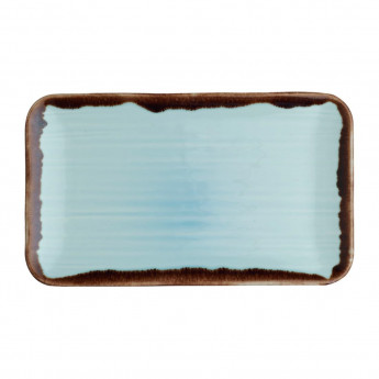 Dudson Harvest Organic Rectangular Plates Turquoise 270mm (Pack of 12) - Click to Enlarge