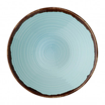 Dudson Harvest Organic Coupe Bowls Turquoise 250mm (Pack of 12) - Click to Enlarge
