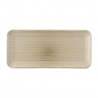 Dudson Harvest Norse Linen Organic Coupe Rect Platter 338x155mm (Pack of 6) - Click to Enlarge