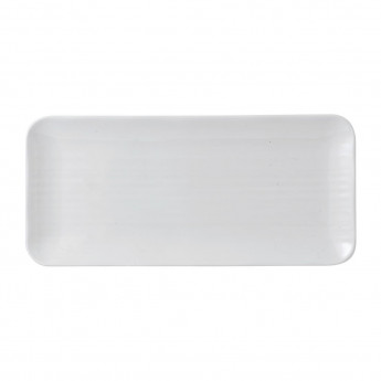 Dudson White Organic Coupe Rect Platter 349 x 158mm (Pack of 6) - Click to Enlarge