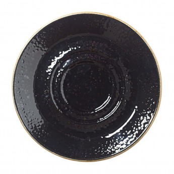 Steelite Craft Liquorice Saucers Large Double-Well 145mm (Pack of 36) - Click to Enlarge