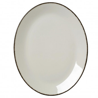 Steelite Charcoal Dapple Oval Coupe Plates 342mm (Pack of 12) - Click to Enlarge