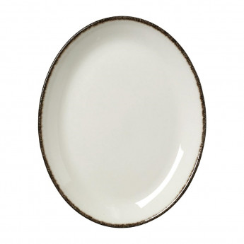 Steelite Charcoal Dapple Oval Coupe Plates 202mm (Pack of 24) - Click to Enlarge