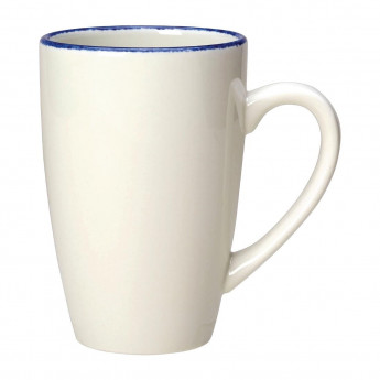 Steelite Blue Dapple Mugs Quench 10oz 285ml (Pack of 24) - Click to Enlarge