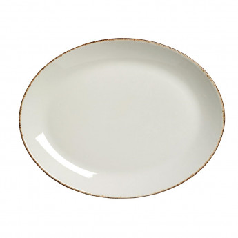 Steelite Brown Dapple Oval Coupe Plates 305mm (Pack of 12) - Click to Enlarge