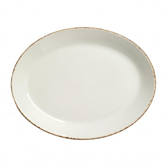 Steelite Brown Dapple Oval Coupe Plates 280mm (Pack of 12) - Click to Enlarge