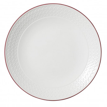 Steelite Bead Maroon Band Coupe Plates 285mm (Pack of 6) - Click to Enlarge