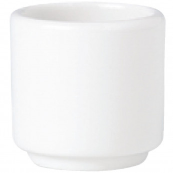 Steelite Simplicity White Footless Egg Cups 47mm (Pack of 12) - Click to Enlarge