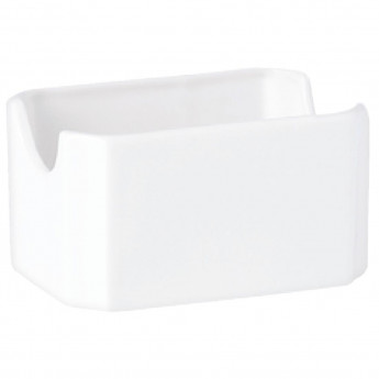 Steelite Simplicity White Packet Sugar Holders (Pack of 12) - Click to Enlarge
