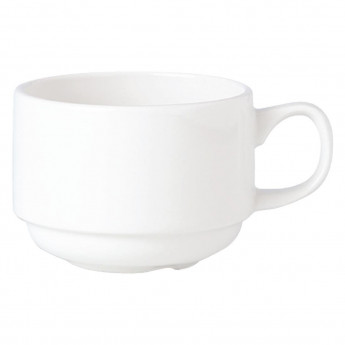 Steelite Simplicity White Stacking Slimline Cups 170ml (Pack of 36) - Click to Enlarge