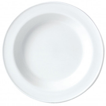 Steelite Simplicity White Soup Plates 215mm (Pack of 24) - Click to Enlarge