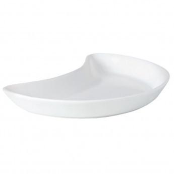 Steelite Simplicity White Crescent Salad Plates 202mm (Pack of 12) - Click to Enlarge