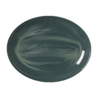 Steelite Revolution Jade Oval Coupe Plate 342mm (Pack of 12) - Click to Enlarge