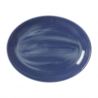 Steelite Revolution Bluestone Oval Coupe Plate 342mm (Pack of 12) - Click to Enlarge