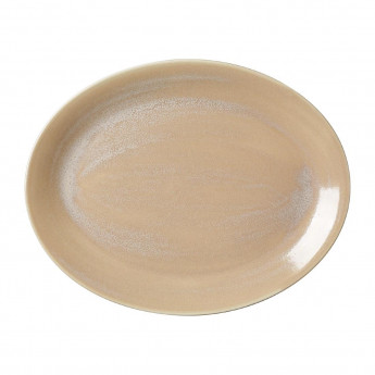 Steelite Revolution Sandstone Oval Coupe Plate 342mm (Pack of 12) - Click to Enlarge