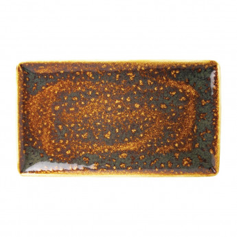 Steelite Vesuvius Rectangle Three Amber 330 x 190mm (Pack of 12) - Click to Enlarge