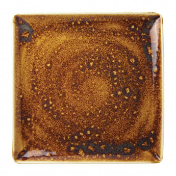 Steelite Vesuvius Square One Amber 270 x 270mm (Pack of 12) - Click to Enlarge