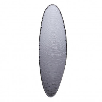 Steelite Scape Smoked Glass Oval Platters 400mm (Pack of 6) - Click to Enlarge