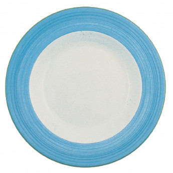 Steelite Rio Blue Slimline Plates 202mm (Pack of 24) - Click to Enlarge