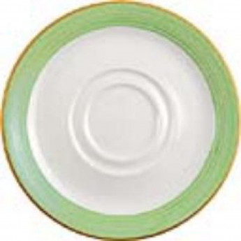 Steelite Rio Green Low Cup Saucers 145mm (Pack of 36) - Click to Enlarge