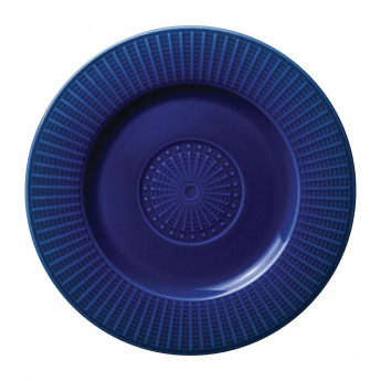 Steelite Willow Azure Accent Gourmet Plates Blue 185mm (Pack of 12) - Click to Enlarge