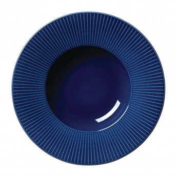 Steelite Willow Azure Gourmet Deep Rimmed Bowls Blue 285mm (Pack of 6) - Click to Enlarge