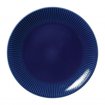 Steelite Willow Azure Gourmet Coupe Plates Blue 280mm (Pack of 6) - Click to Enlarge