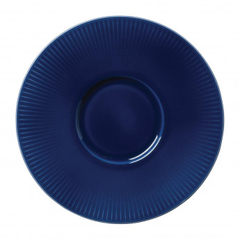Steelite Willow Azure Gourmet Plates Small Well Blue 285mm (Pack of 6) - Click to Enlarge