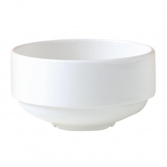Steelite Monaco White Stacking Unhandled Soup Cups 285ml (Pack of 36) - Click to Enlarge