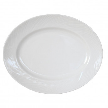 Steelite Spyro Oval Plates 280mm (Pack of 12) - Click to Enlarge
