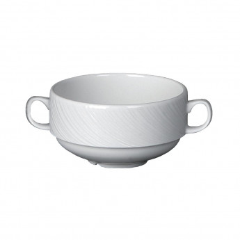 Steelite Spyro Handled Soup Cups 285ml (Pack of 36) - Click to Enlarge