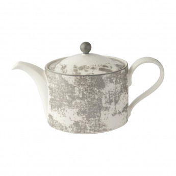 Royal Crown Derby Crushed Velvet Grey Charnwood Tea Pot L S (Pack of 1) - Click to Enlarge